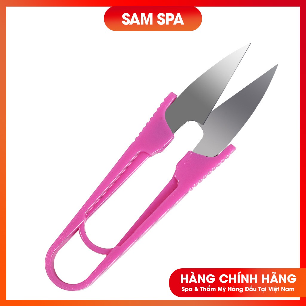 Kéo Cắt Chỉ Thừa, Kéo Bấm Chỉ Cán Nhựa Chữ U 3 Màu