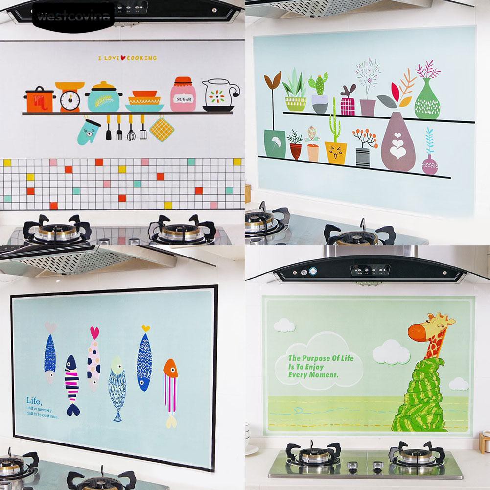 Miếng dán hình động vật trong phòng bếp