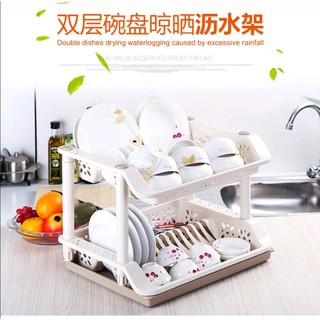 GIÁ ÚP BÁT 2 TẦNG CÓ KHAY HẤNG NƯỚC ( HÀNG NHẬT)