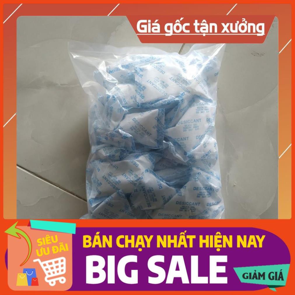 [NEW] Hạt chống Ẩm Silicagel 50g Bịch 2kg (40 Gói) sử dụng trong thực phẩm, quần áo, giày dép, khửi mùi hôi