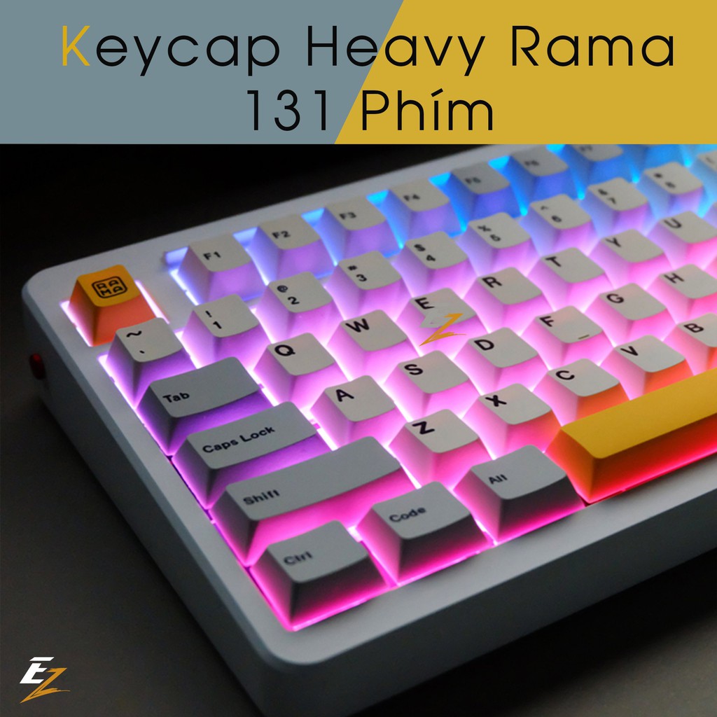 Keycap Heavy Rama Thick PBT Cherry Profile 131 Phím