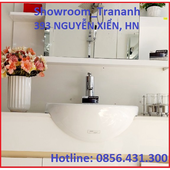 Chậu LAVABO TOTO LT533R, Chậu Rửa Mặt TOTO Bán Âm Bàn LT533R.