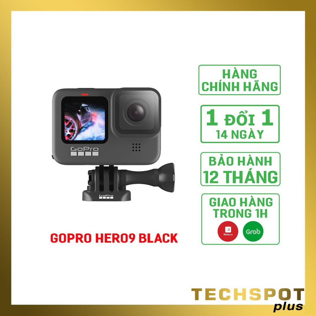 Máy quay GoPro HERO 9 Black | Chính Hãng FPT | Bảo Hành 12 Tháng 1 đổi 1