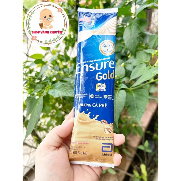 Sữa Bột Ensure Hương Cà Phê Gói 60,6g (Dùng Thử)