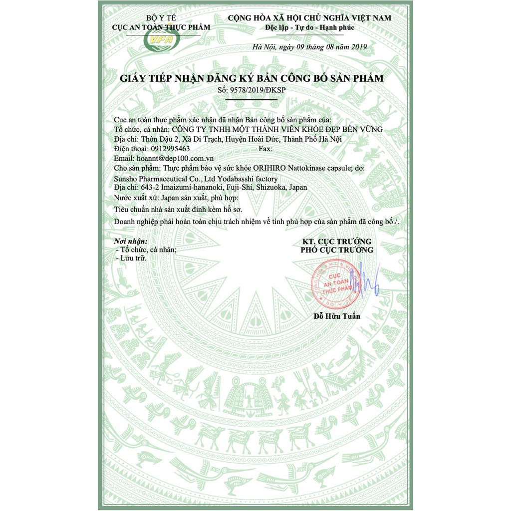 Viên uống hỗ trợ điều trị tai biến Nattokinase Orihiro 60 viên (pp chính hãng) | BigBuy360 - bigbuy360.vn