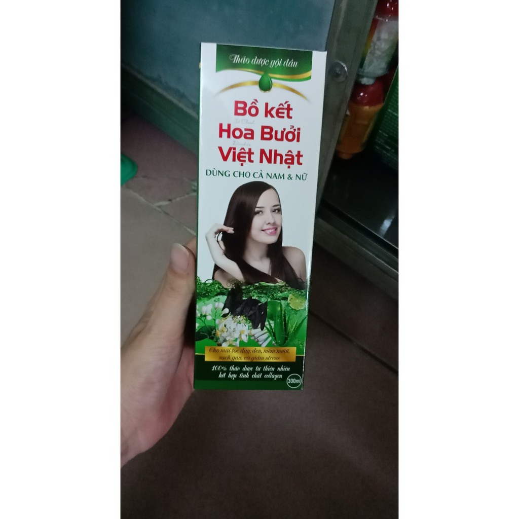 Dầu Gội Bồ Kết Hoa Bưởi Việt Nhật 300ml