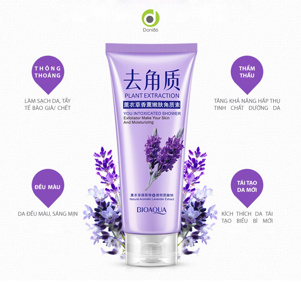 Gel tẩy tế bào chết cho da sạch, mịn màng và ẩm mượt - doni86 - BA_007