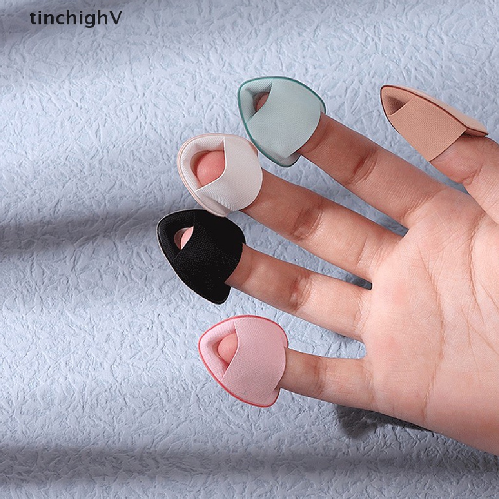 Set 5 Mút Tán Kem Nền Trang Điểm Hình Ngón Tay Tiện Dụng