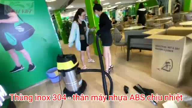 Máy Hút Bụi Công Nghiệp Cho: Gia Đình, Cửa Hàng, Văn Phòng, ô tô, Xưởng [2200W]- Hút được Bụi Và Nước [40 Lít] 1 Lõi Lọc | BigBuy360 - bigbuy360.vn