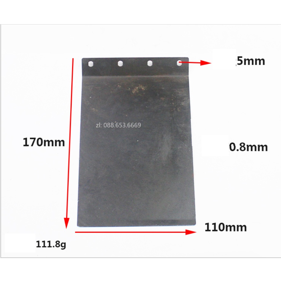 Phụ kiện máy chà nhám tăng 9403 bao gồm miếng lót chì, miếng da cao su và miếng sắt