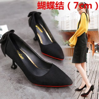 [BÁN LỖ]GIẦY CAO GÓT ĐÍNH NƠ 7CM, 10CM (CÓ ẢNH THẬT)