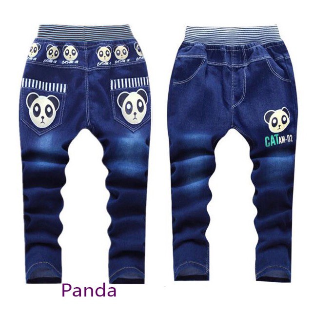Quần Jean Denim Dài Dùng Cho Trẻ Từ 1 Tới 7 Tuổi