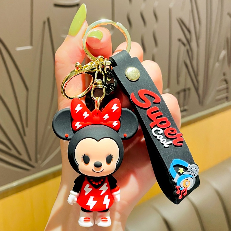Móc Khóa Hình Chuột Mickey Và Minnie Dễ Thương