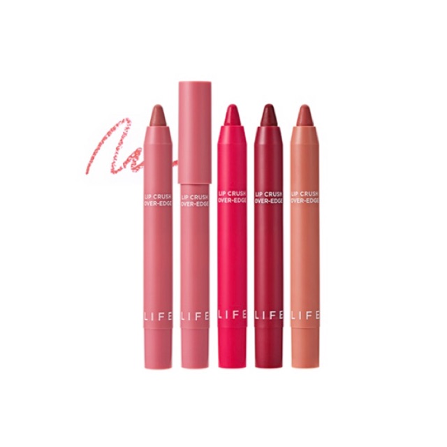 Son Bút Chì Siêu Lì It's Skin Life Color Lip Crush Over-Edge