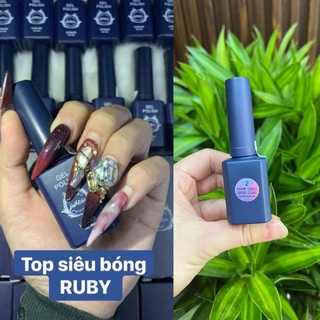 Base top RUBY gel Polish chính hãng , Base top liên kết cứng móng kiềm dầu bóng bền
