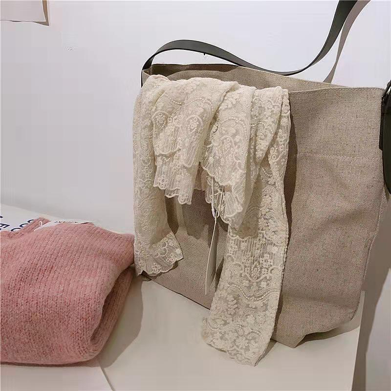 Áo ren tay dài thêu hoa lỗ gợi cảm mới mẻ cho nữ