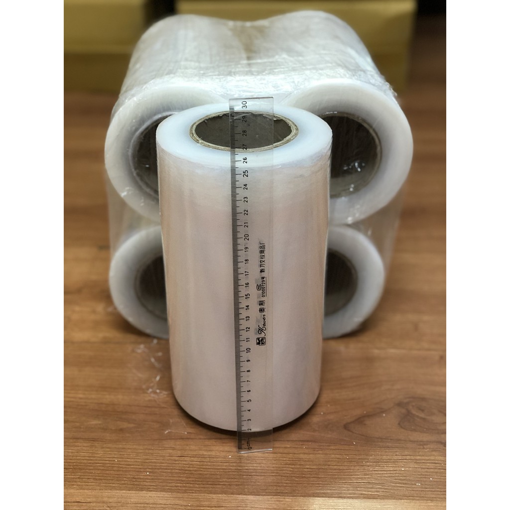 Màng cuốn ủ tê, quấn giảm béo 2kg-25 cm - LÕI MỎNG - 560mét