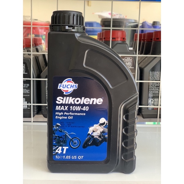 Nhớt XE SỐ Fuchs Silkolene MAX, SAE 10W40