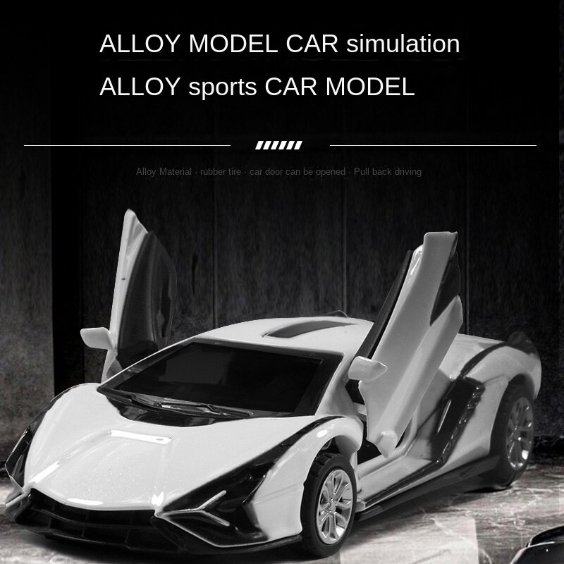 Mô Hình Xe Hơi Thể Thao Lamborghini SIAN Gini Bằng Hợp Kim Tỉ Lệ 1: 36