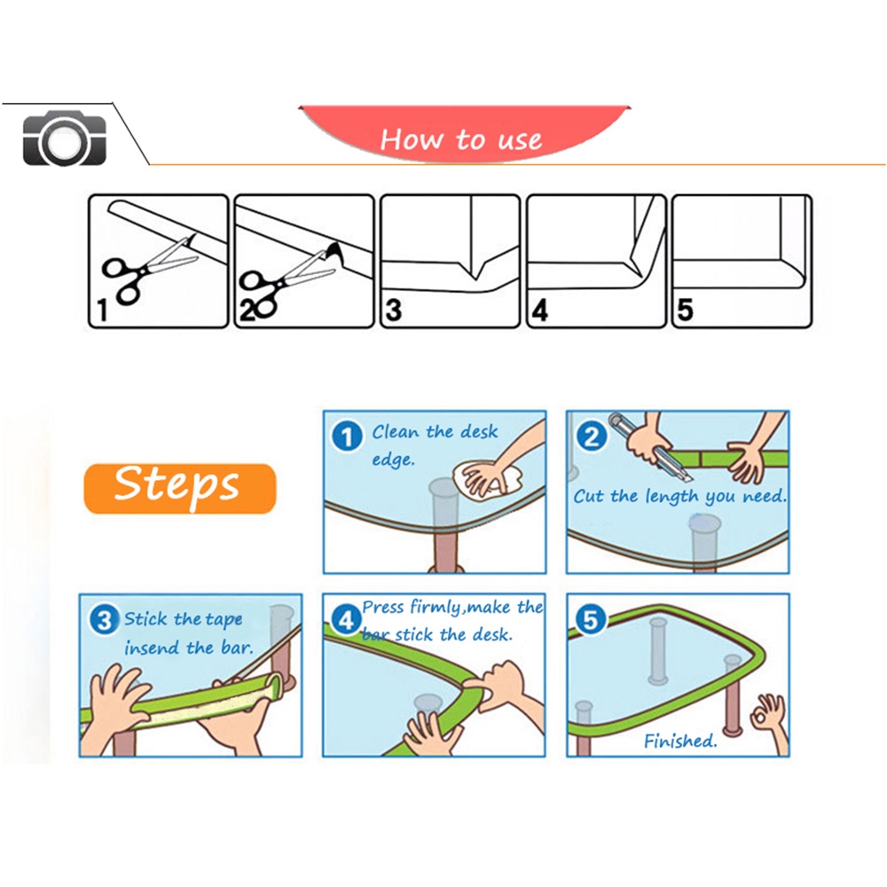 Miếng Xốp Dán Cạnh Bàn Chống Va Đập Cho Bé