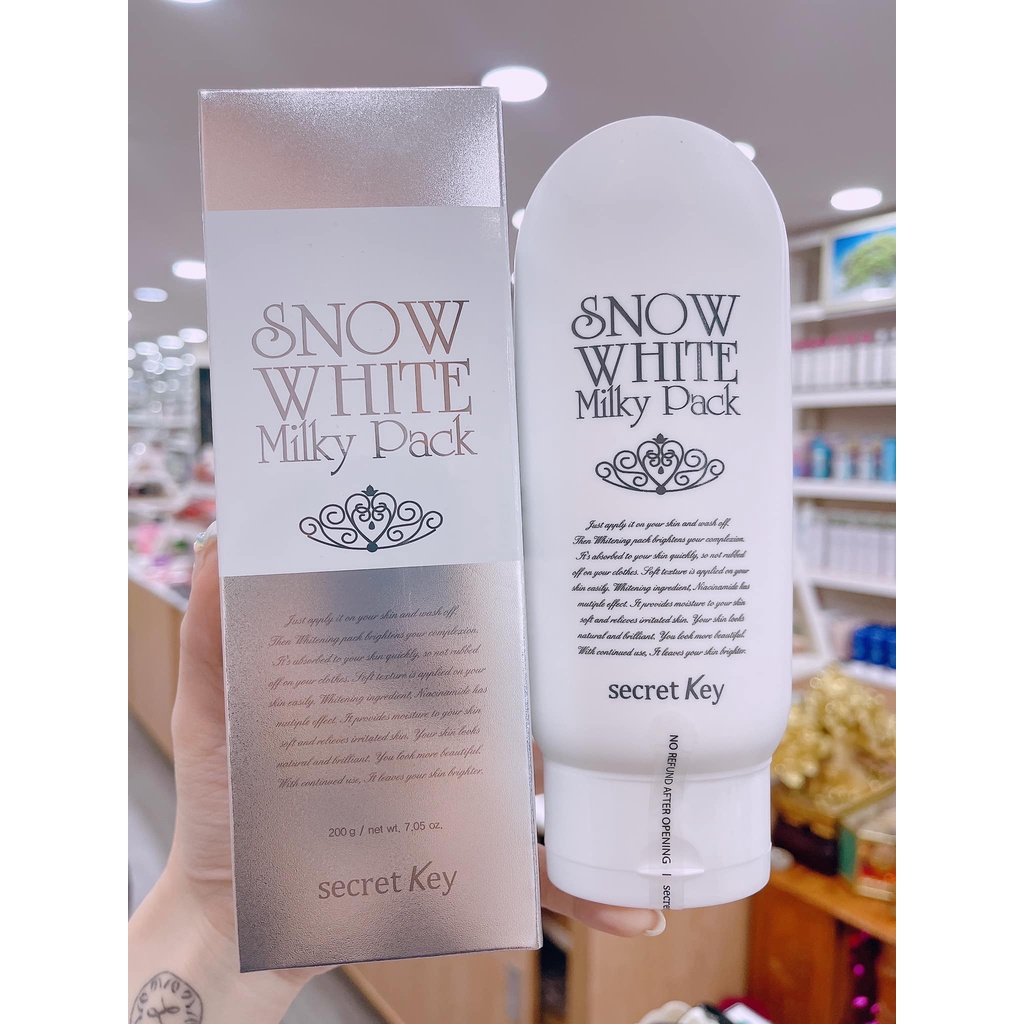 Kem ủ trắng body Snow white Milky Pack