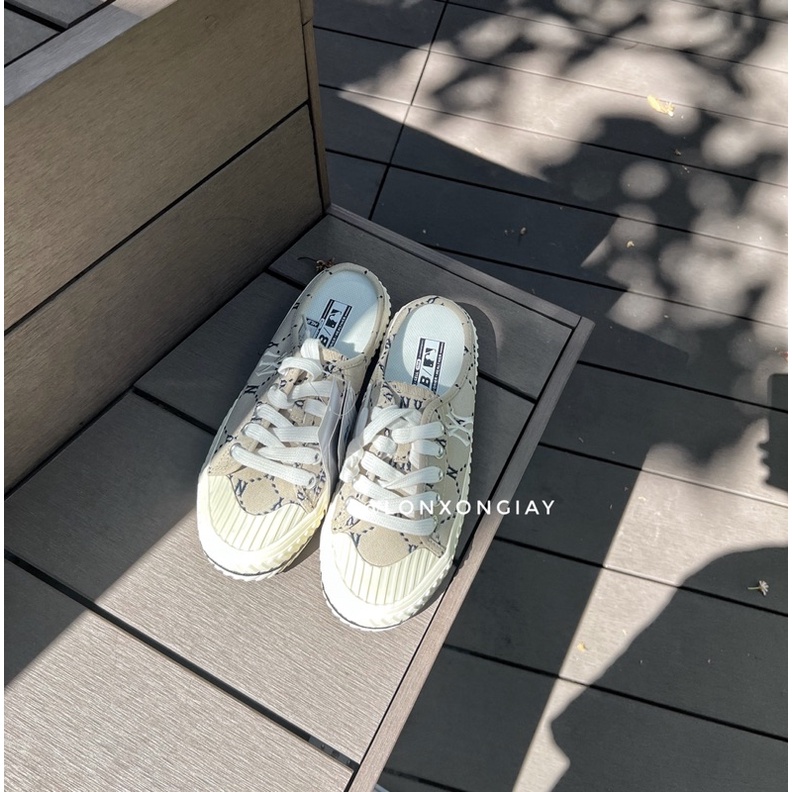 GIÀY THỂ THAO M.L.B MULE HOLO BROWN