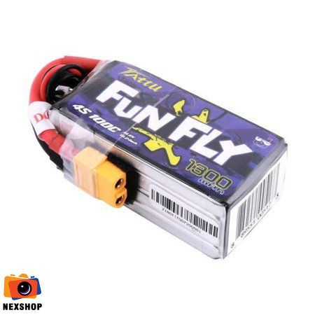 Pin Lipo cho máy bay xe hơi điều khiển Tattu FunFly 1300mAh 100C 14.8V