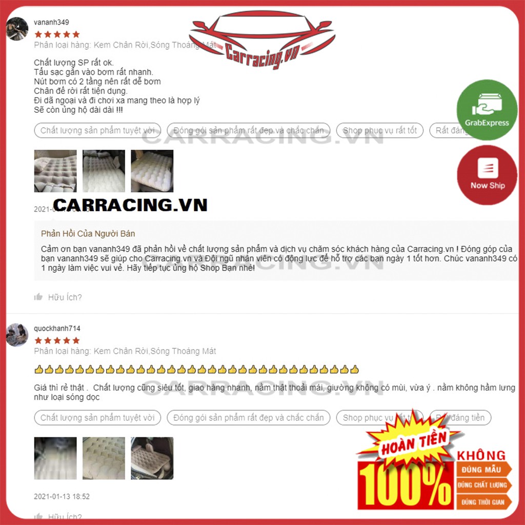 Nệm Hơi Ô TÔ CARRACING Đệm Hơi Xe Ô TÔ ⚡ Chân Rời Cao Cấp ⚡ DÀY LOẠI 1⚡ Xe hơi 4 5 7 chỗ , TẶNG bơm điện 12V và 2 gối | BigBuy360 - bigbuy360.vn