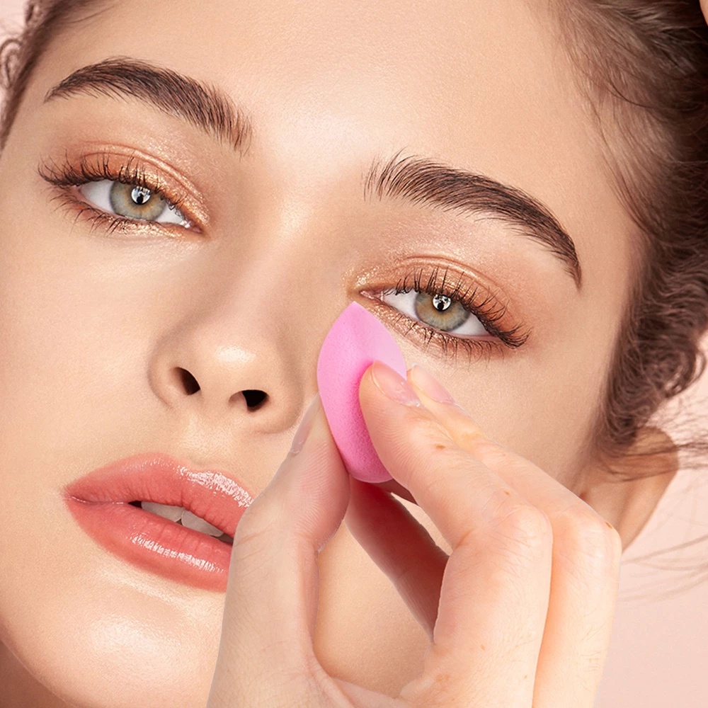 [Hàng mới về] Set 4 / 12 mút trang điểm mini hình quả trứng màu sắc ngọt ngào sử dụng tiện lợi