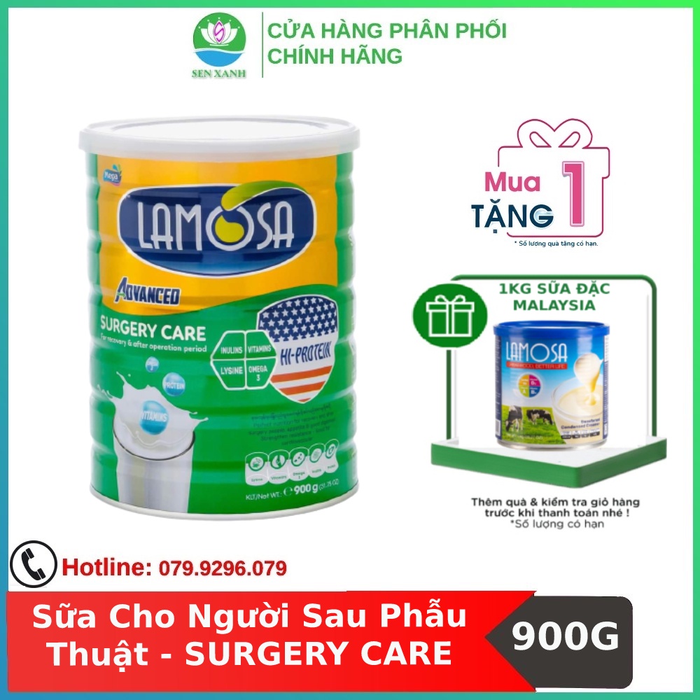 [SenXanh SG] Sữa Bột Phục Hồi Sau Phẫu Thuật - Lamosa SURGERY CARE 900G