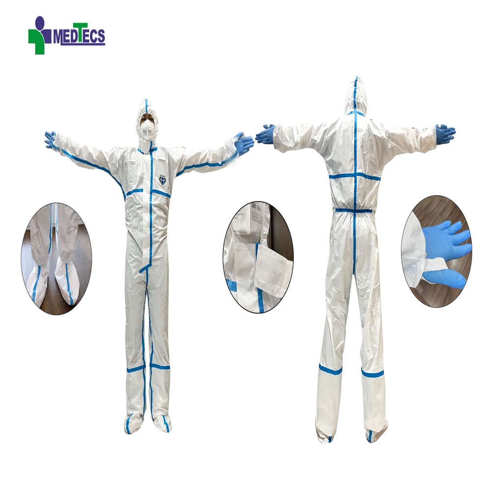 Đồ bảo hộ y tế cấp 4 Medtecs, chuyên sỉ, Size S-M-L nhập khẩu chính hãng, quần áo chống dịch | BigBuy360 - bigbuy360.vn
