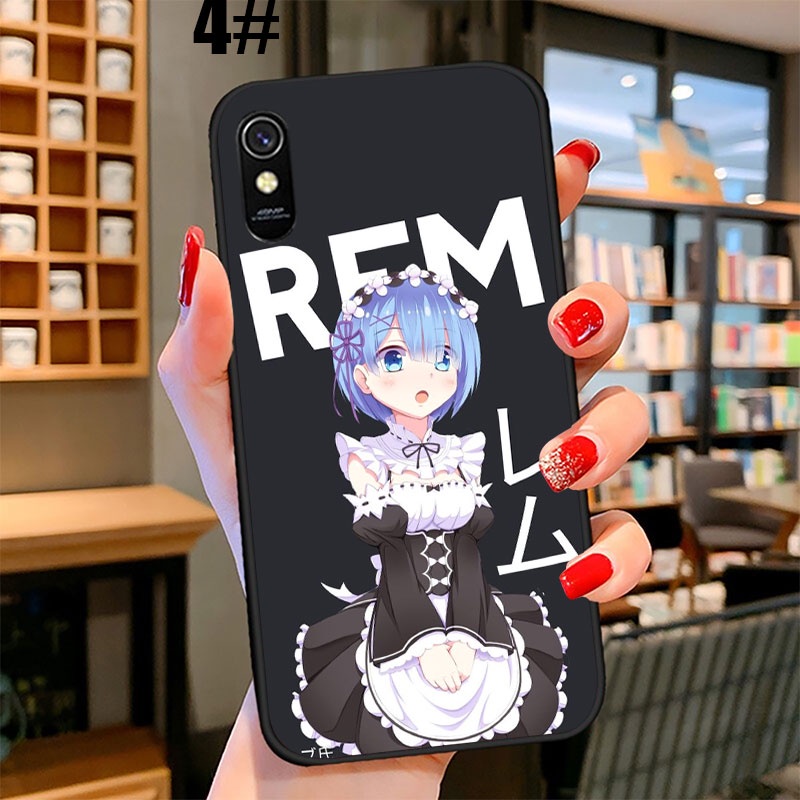 Ốp điện thoại in hình anime Re Zero Ram Rem cho Xiaomi Redmi Note 8 7 Pro 10X 9A 8T 8A 8 7 UOL14