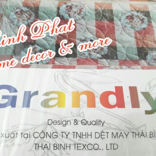Set Drap cotton Grandly ko mền 1.6m
