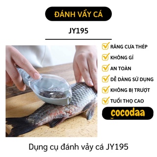 Dụng Cụ Đánh Vảy Cá - Đồ Làm Sạch Cá Có Hộp Chứa Vảy Tiện Lợi, Sạch Sẽ, Nhanh 8803 [FREESHIP]