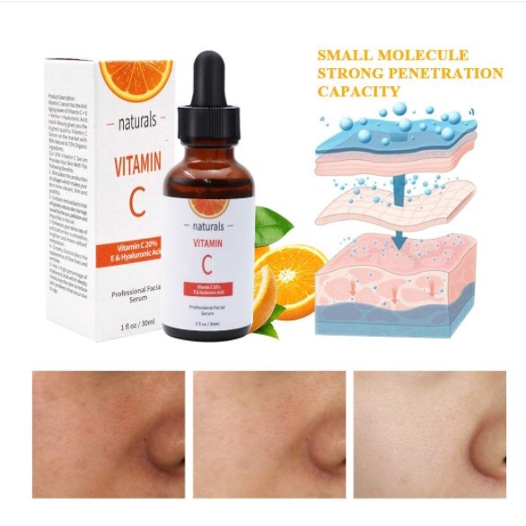 [Hàng mới về] Serum vitamin C + E tự nhiên chống lão hóa 20% hiệu quả 30ml