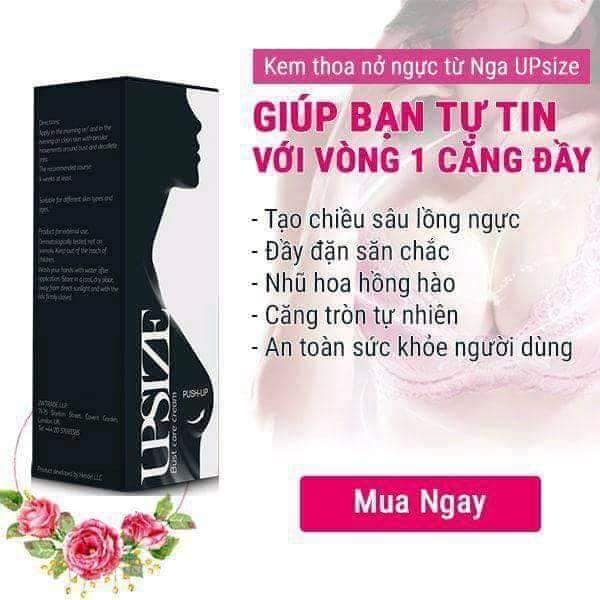[Chính Hãng Auth] Combo 3 Tuýp Kem Nở Ngực UpSize (50ml) Nga, Tăng Size Vòng 1, Cam Kết Hiệu Quả Sau 1 Liệu Trình | BigBuy360 - bigbuy360.vn