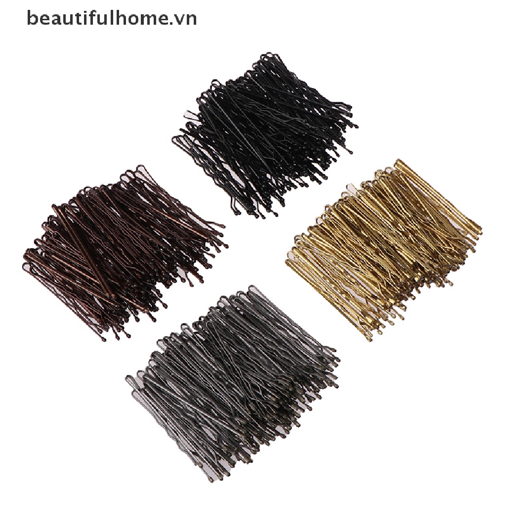 Bộ 100 Kẹp Tóc Màu Đen Cho Nữ