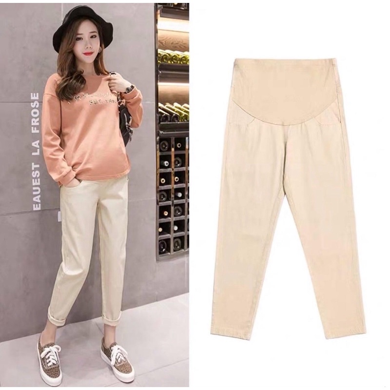 quần kaki bầu giãn khá thoải mái