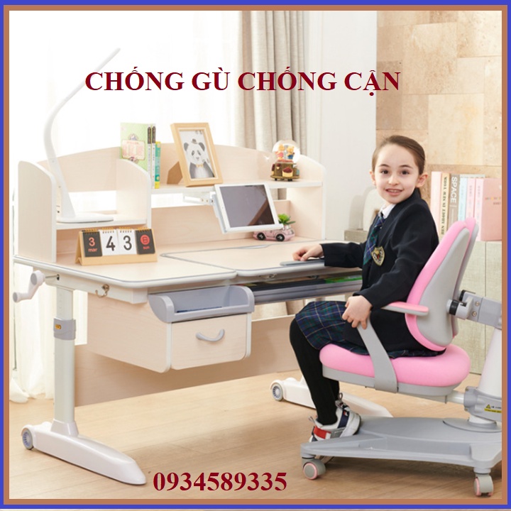Bàn Học Thông Minh Chống Gù Chống Cận Tùy Chỉnh Đa Năng Bảo Vệ Cột Sống Cho Bé