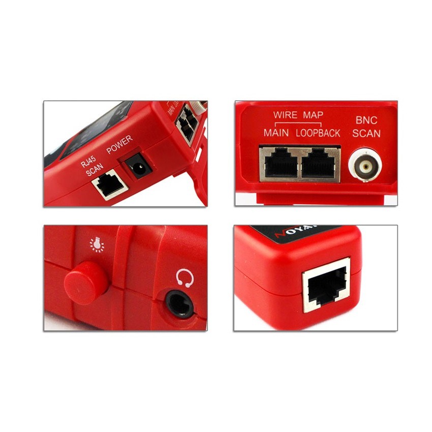 Máy test mạng đa năng NF-388 đo số mét cáp