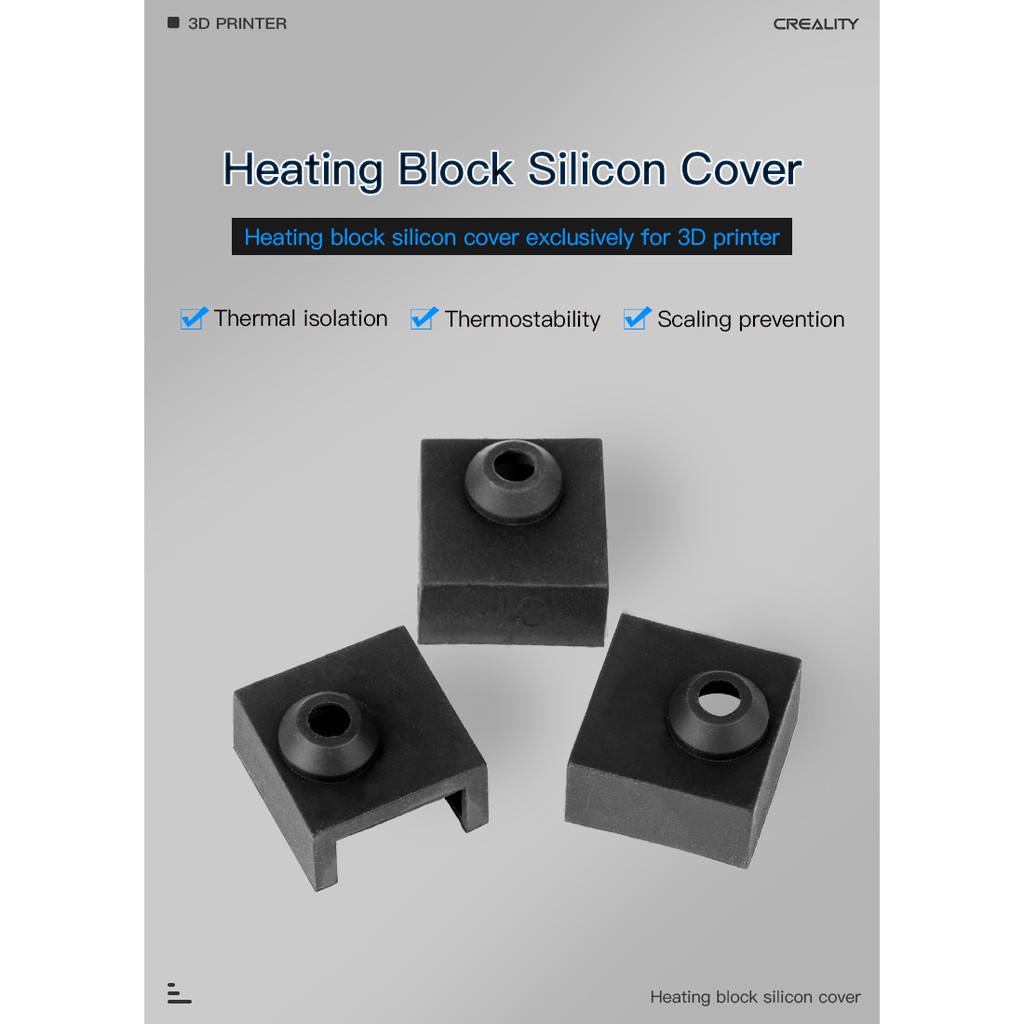 Miếng bao giữ nhiệt Heating Block Silicon Cover 23*17.5*1.5mm cho máy in 3d