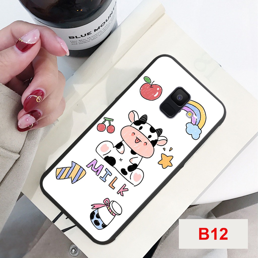 ỐP LƯNG SAMSUNG A6/A6 PLUS/A8/A8 PLUS HỌA TIẾT BÒ SỮA ĐÁNG YÊU-DỄ THƯƠNG