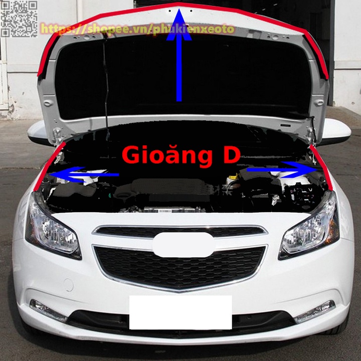 Gioăng Cao Su Chữ D Chống Ồn Ô Tô Dán Cửa Xe Chống Bụi.