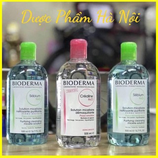 Nước Tẩy Trang Bioderma Créaline H2O 500ml Nắp Bật Bản Mới Nhất có Bill Biodema