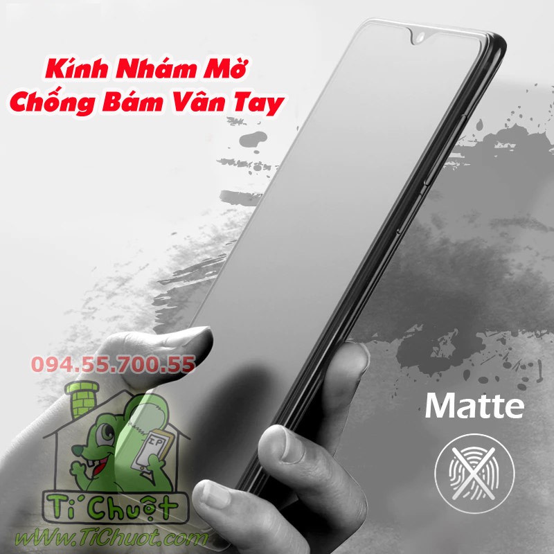 [Chống Vân Tay][Ảnh Thật] Kính CL Nhám Xiaomi Redmi Note 9s/ Note 9 Pro Cường Lực