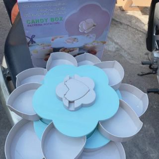 Khay mứt xoay 2 tầng