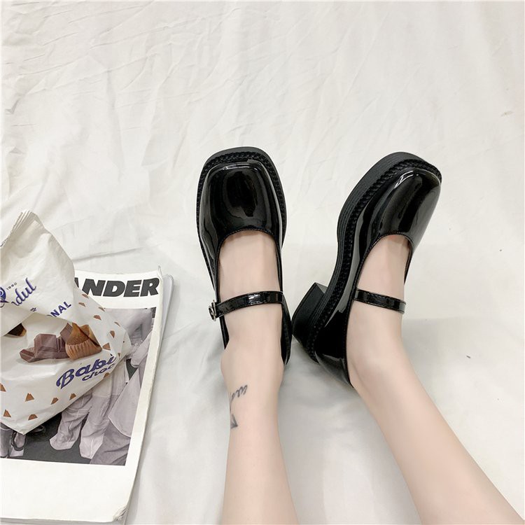 Giày Búp Bê Đế Dày Phối Nút Kiểu Hàn Quốc Xinh Xắn Cho Nữ | BigBuy360 - bigbuy360.vn