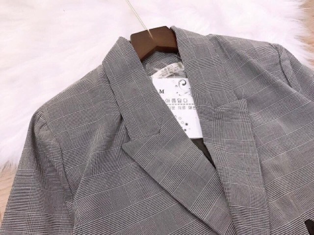 Áo vest kẻ 6 khuy | BigBuy360 - bigbuy360.vn