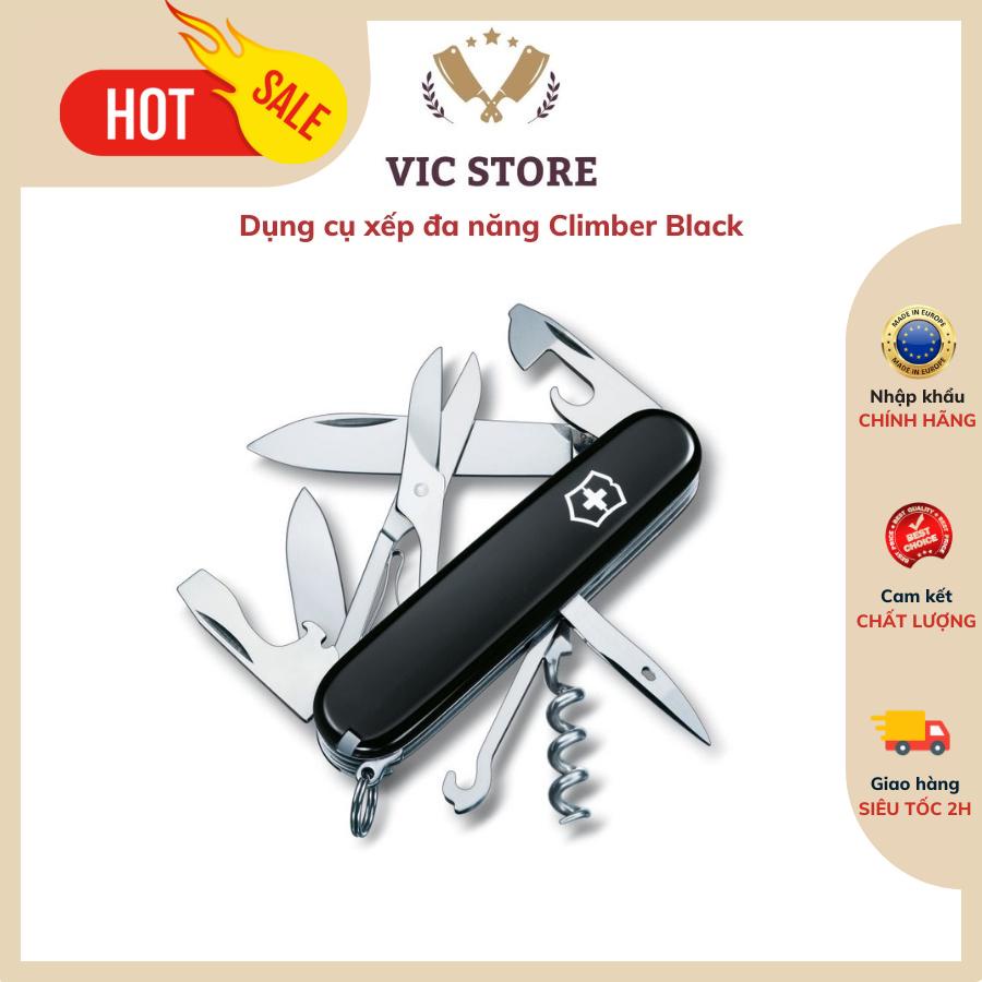 Dụng cụ xếp đa năng Climber Black - Thương hiệu Victorinox - Thụy Sỹ- Thanh lý hàng mẫu