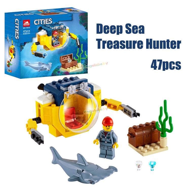 Mô Hình Đồ Chơi Lắp Ráp Lego 60263 Hình Cá Mập Độc Đáo